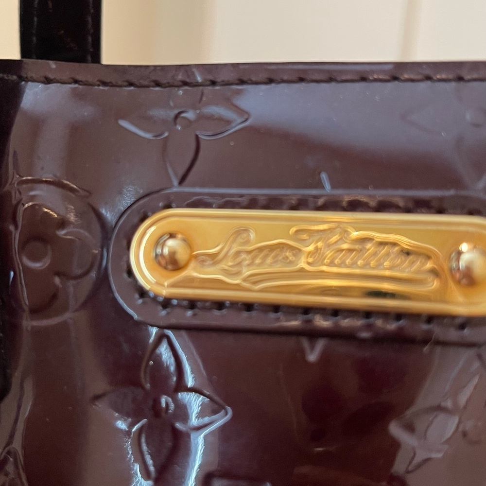 Authentic Louis Vuitton Vernis Leather Handbag Wilshire - Picture 8 of 16